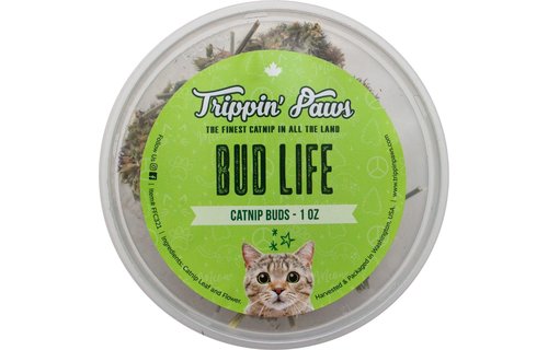 Trippin' Paws Bud Life Tub Catnip 1 oz