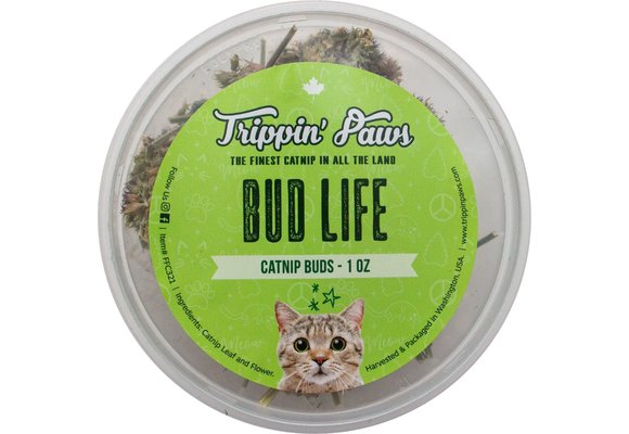 Trippin' Paws Bud Life Tub Catnip 1 oz