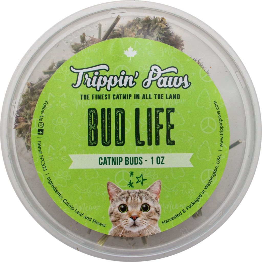 Trippin' Paws Bud Life Tub Catnip 1 oz
