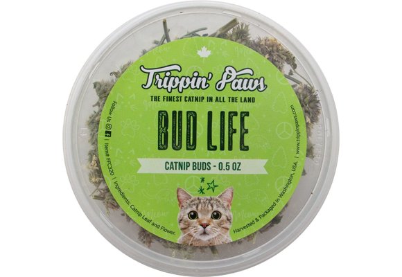 Trippin' Paws Bud Life Tub Catnip 1/2 oz