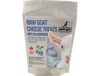 Happy Days Frozen Goat Cheese Treat  Blueberry 100 g