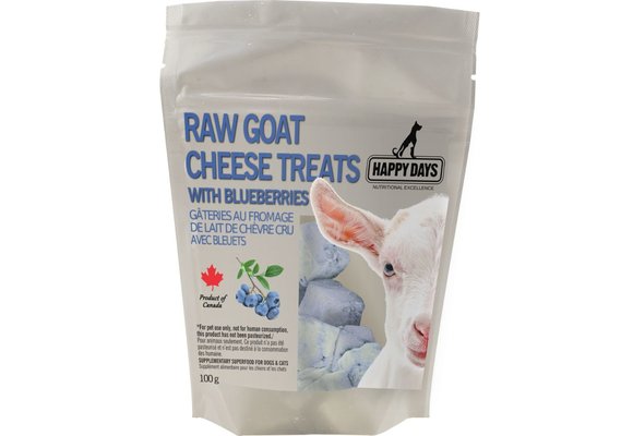Happy Days Frozen Goat Cheese Treat  Blueberry 100 g