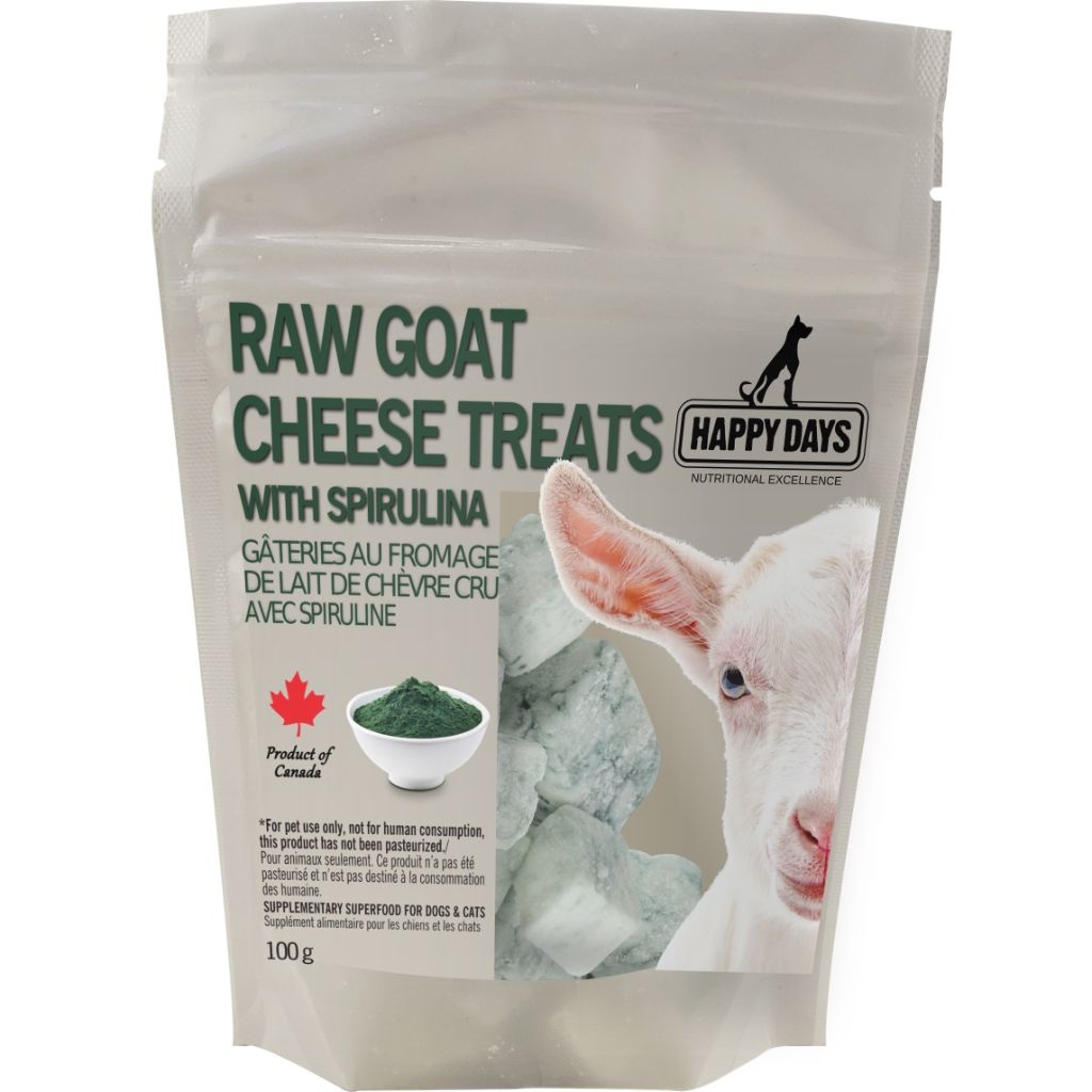 Happy Days Frozen Goat Cheese Treat Spirulina 100 g