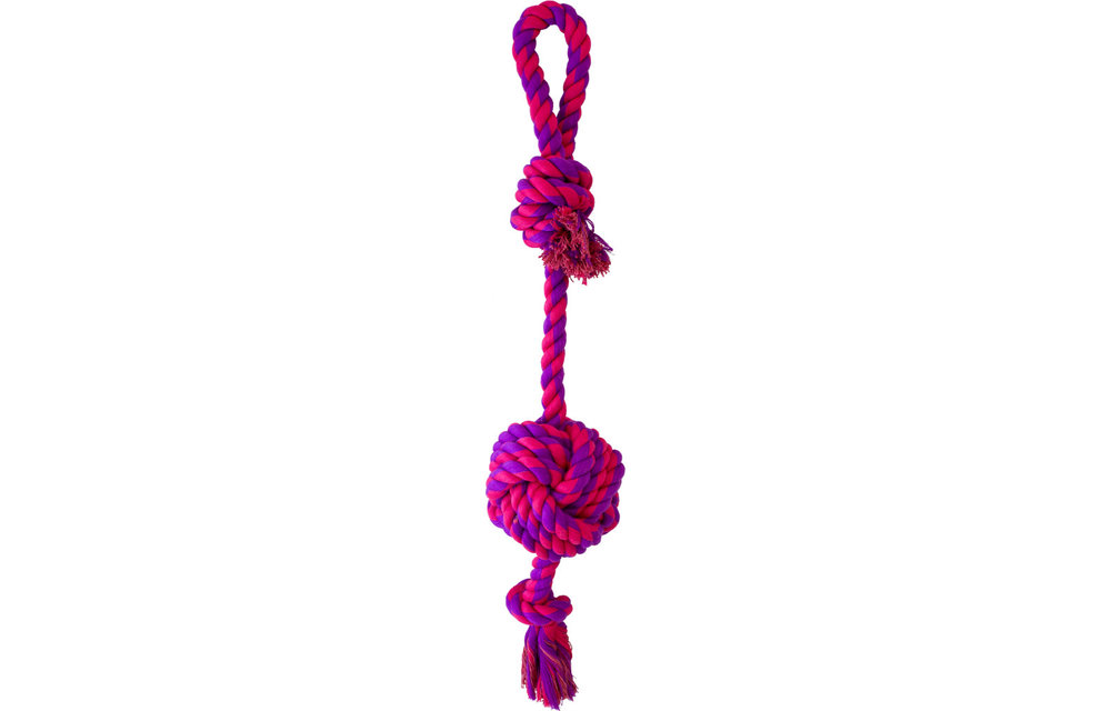 Knotty & Nice Loop & Tail Pink & Purple 25""