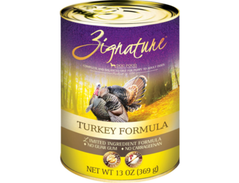 Zignature LID GF Turkey Dog 13 oz
