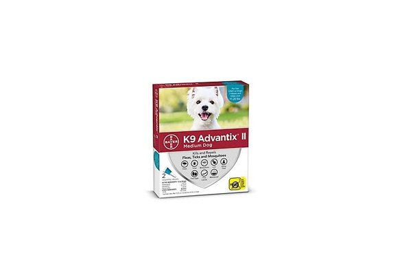 K9 Advantix II Medium Dog 4.6-11 kg 2pk
