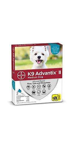 K9 Advantix II Medium Dog 4.6-11 kg 2pk