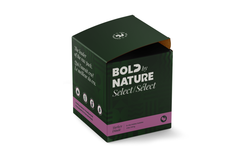 Bold by Nature Select Turkey Patties Dog 4 lb