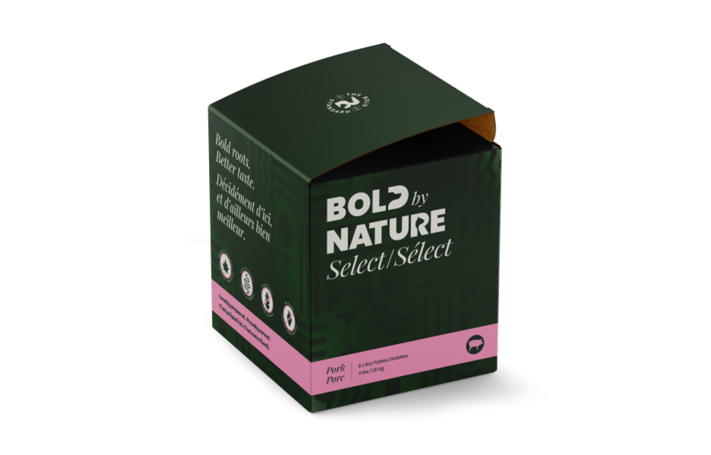 Bold by Nature Select Pork Dog 4 lb