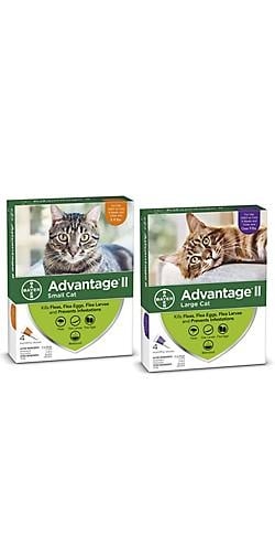 Advantage II Small Cats 2.3-4 kg 2pk