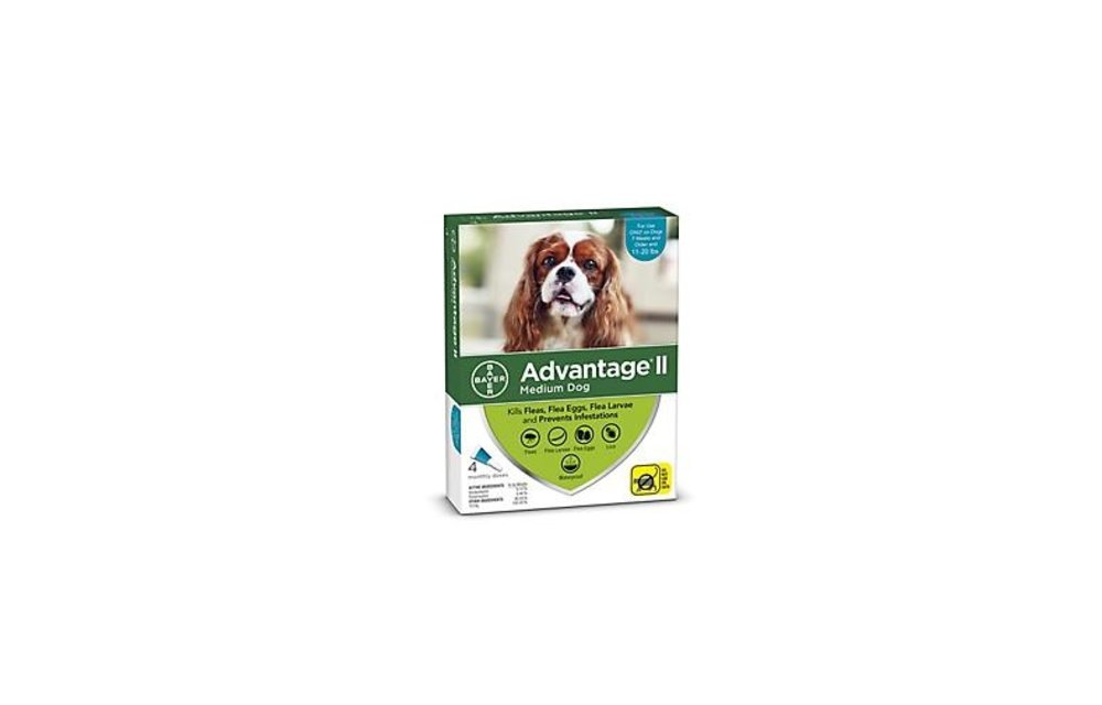Advantage II Medium Dog 4.6-11 kg 2pk