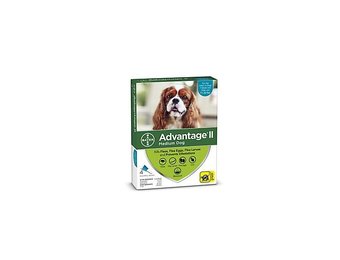 Advantage II Medium Dog  4.6-11 kg 2pk
