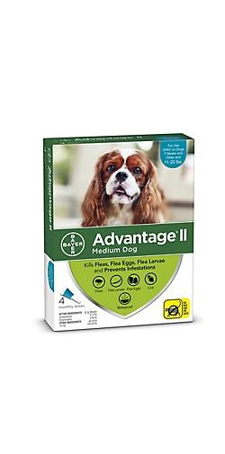 Advantage II Medium Dog  4.6-11 kg 2pk