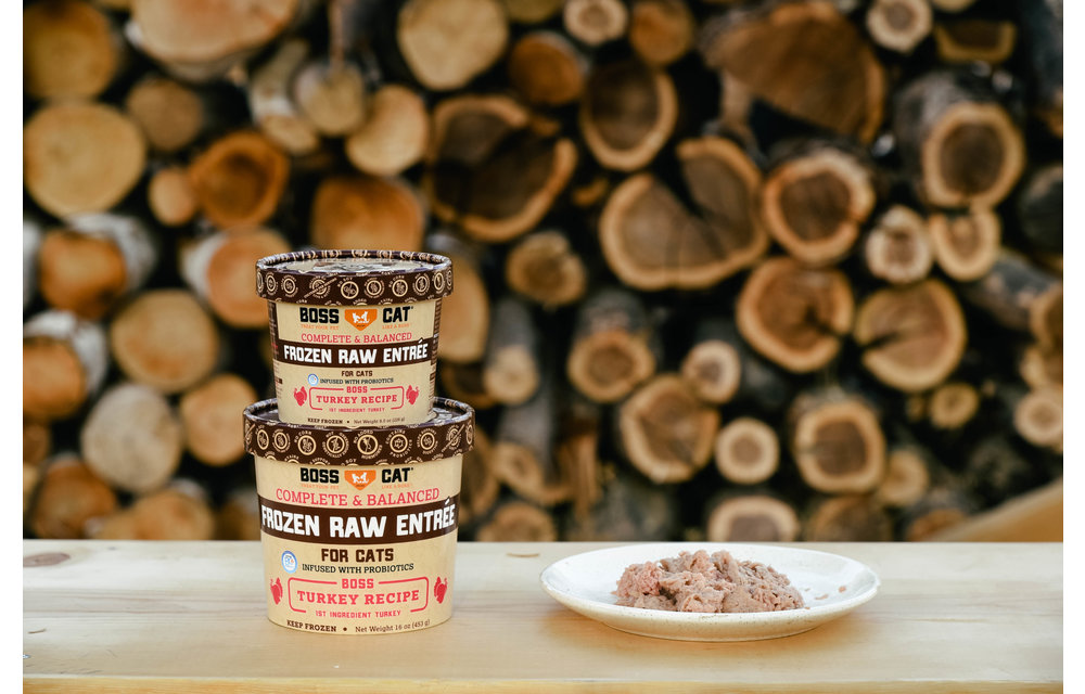 Boss Cat Complete Raw Turkey Cat 8 oz
