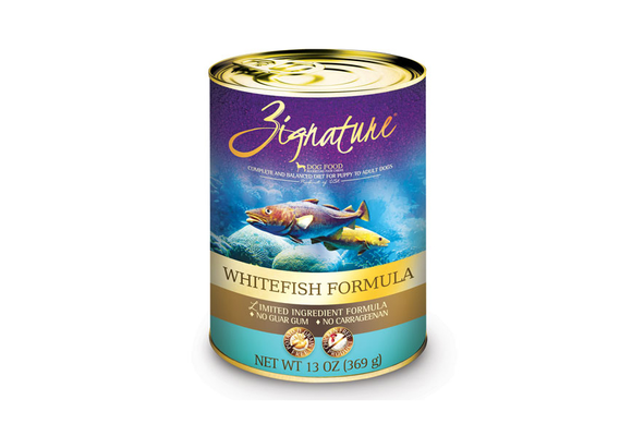 Zignature Whitefish Dog 13 oz
