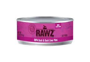 RAWZ 96% Duck & Duck Liver Pate Cat 156 g