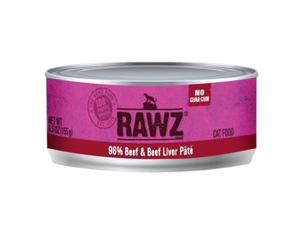 RAWZ 96% Beef & Beef Liver Cat 156 g