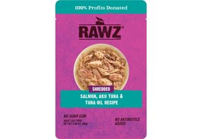 RAWZ Shredded Salmon & Tuna Pouch Cat 69 g