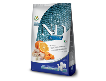 Farmina N&D Ocean Cod, Pumpkin & Orange Dog 12 kg