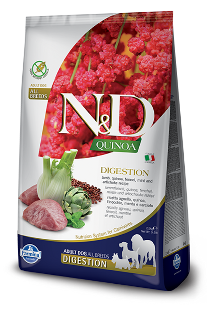 Farmina N&D Quinoa Digestion Lamb LID Dog 7 kg