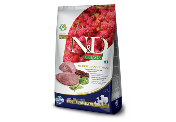 Farmina N&D Quinoa Weight Manage Lamb LID Dog 7 kg