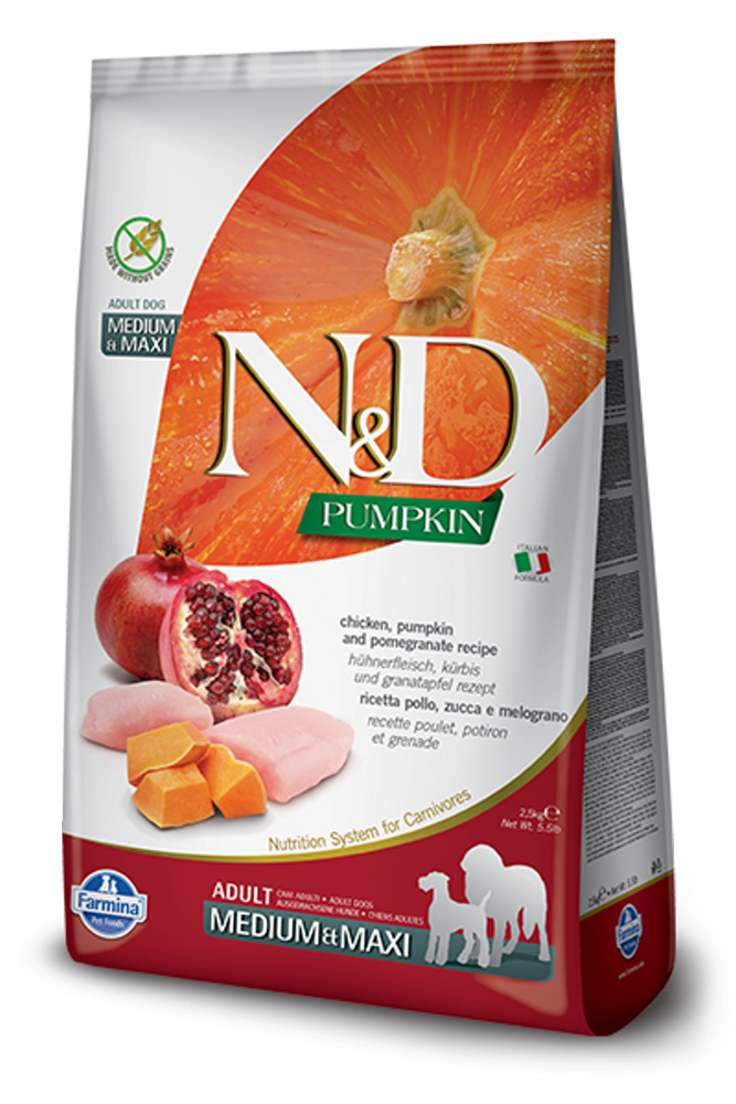 Farmina N&D Pumpkin, Chicken & Pomegranate Dog 2.5 kg