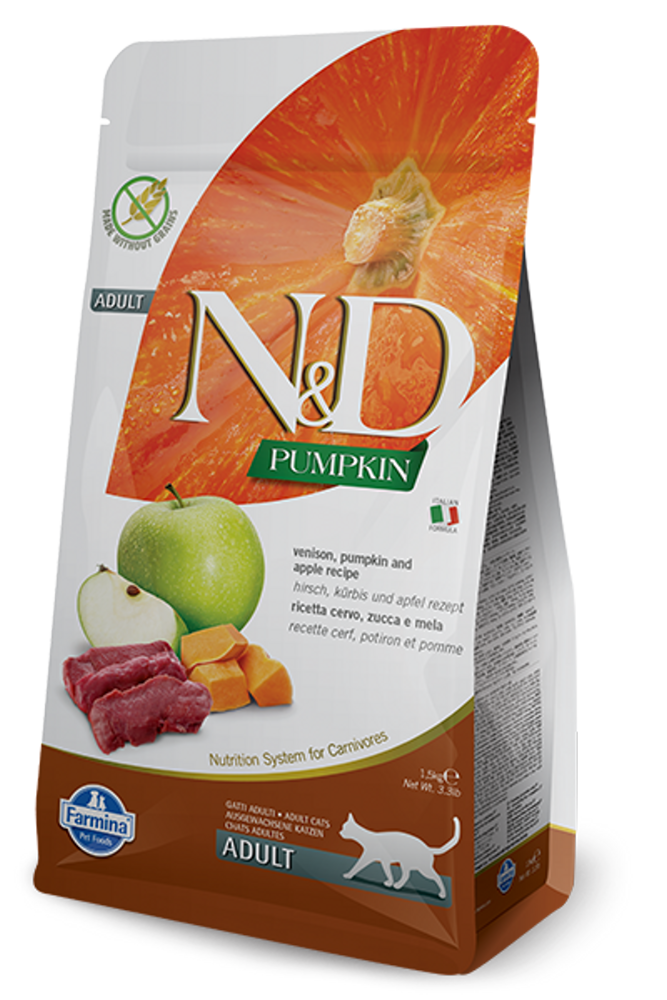 Farmina N&D Pumpkin, Venison & Apple Cat 1.5 kg