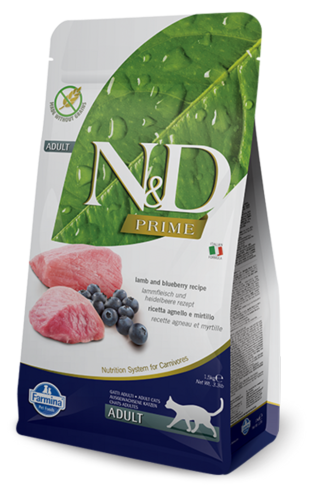 Farmina N&D Prime Lamb & Blueberry  Cat 1.5 kg