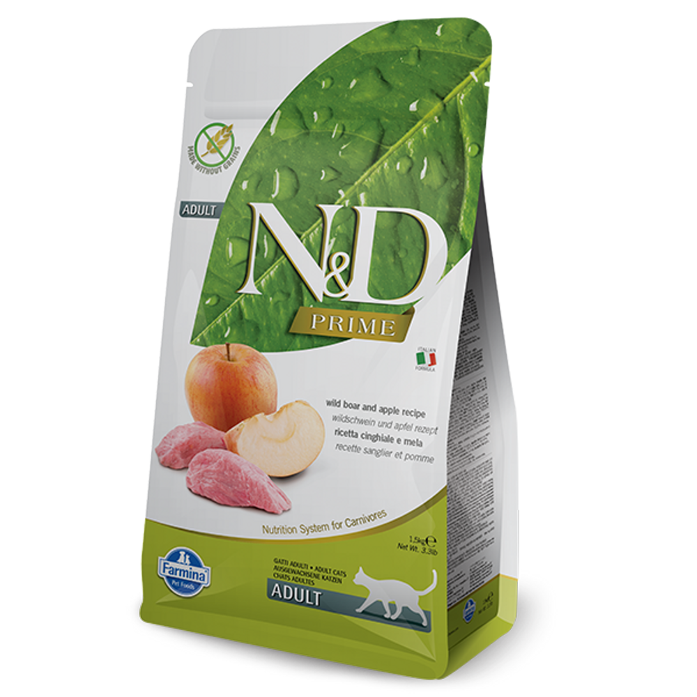 Farmina N D Prime Wild Boar Apple Cat 1.5 kg Paw Street Market