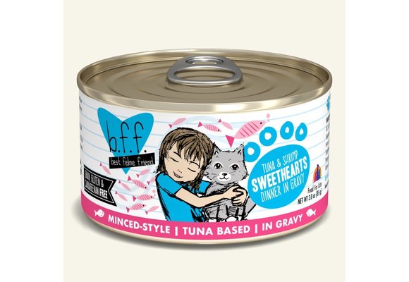 BFF Tuna & Shrimp Sweethearts Cat 3 oz