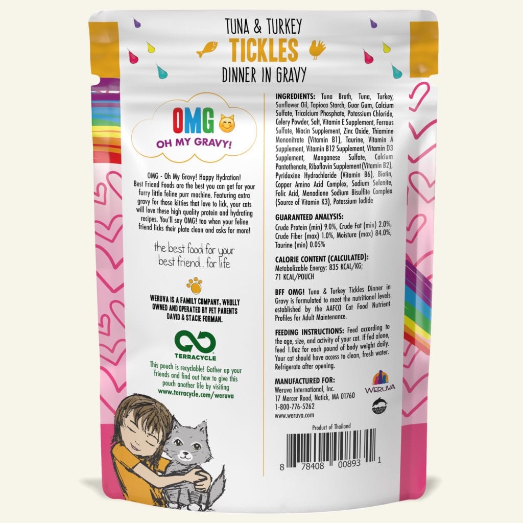 BFF Tuna & Turkey Tickles Cat 3 oz