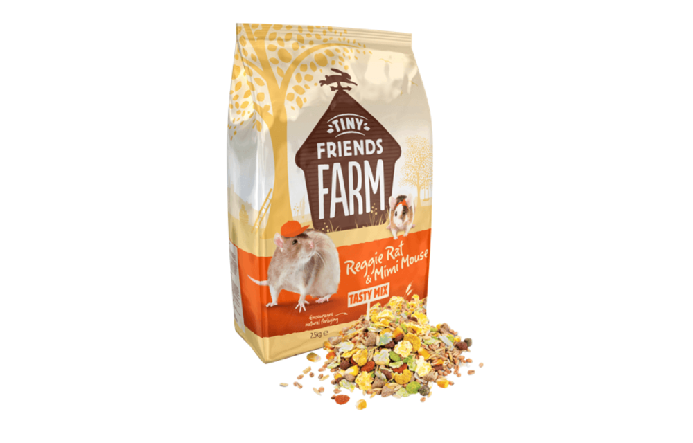 Supreme Tiny Friends Reggie Rat & Mimi Mouse Tasty Mix 6 lb