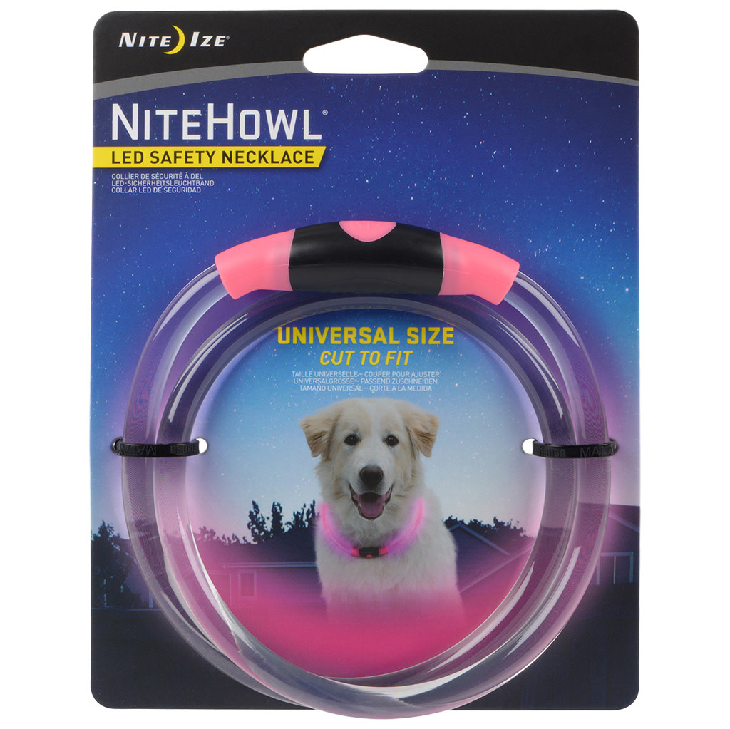 Nite Ize NiteHowl LED Safety Collar Pink