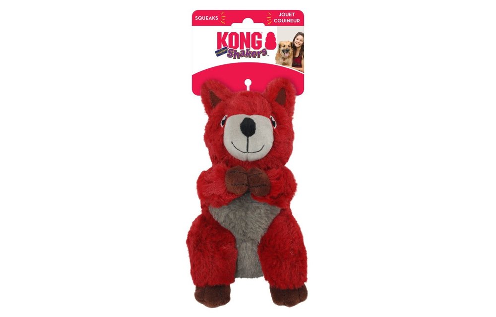 Kong Shakers Passports Red Squirrel Medium