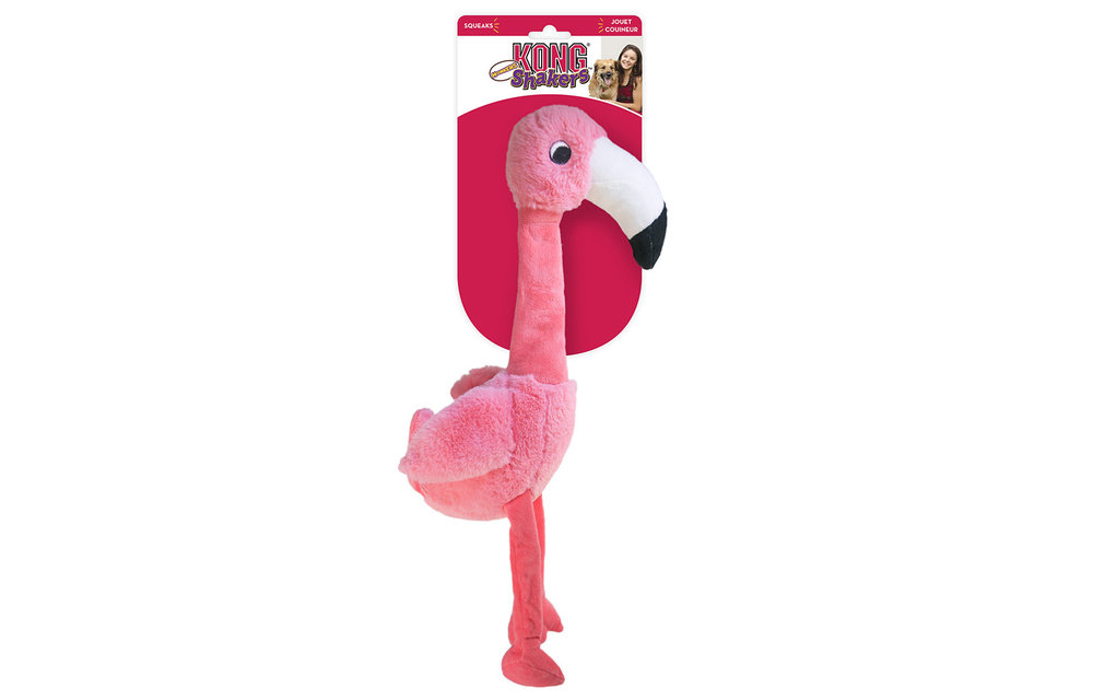 *disc* Kong Shakers Honkers Flamingo Large