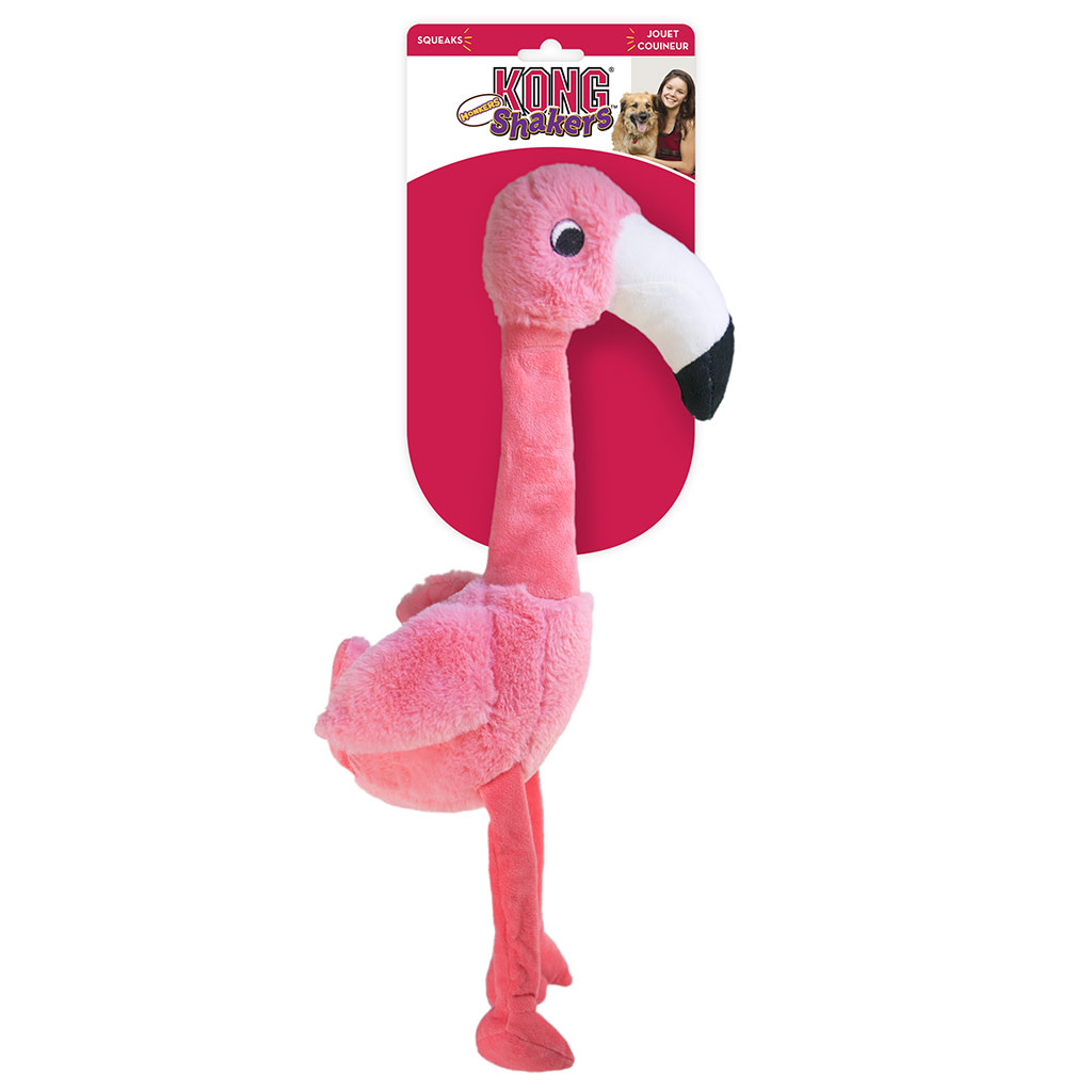 *disc* Kong Shakers Honkers Flamingo Large
