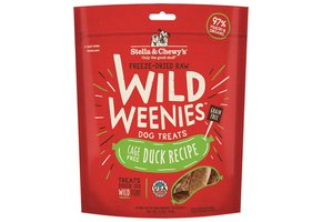 Stella & Chewy's Wild Weenies Cage Free Duck Dog 3.25 oz