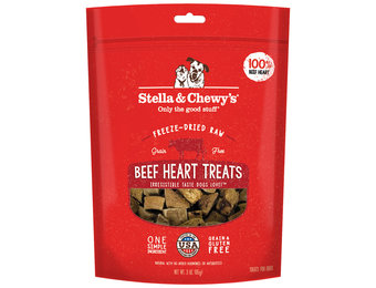 Stella & Chewy's FD Beef Heart Treats Dog 3 oz