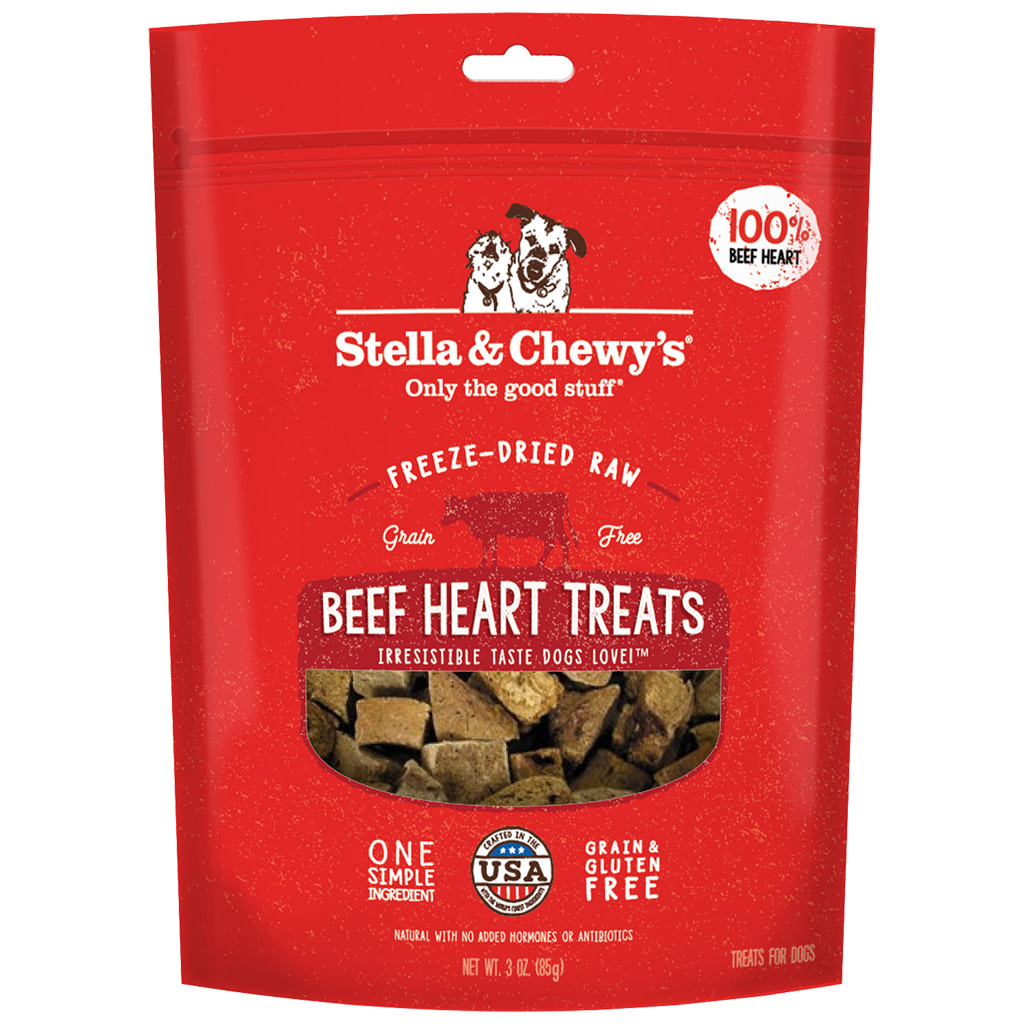 Stella & Chewy's FD Beef Heart Treats Dog 3 oz