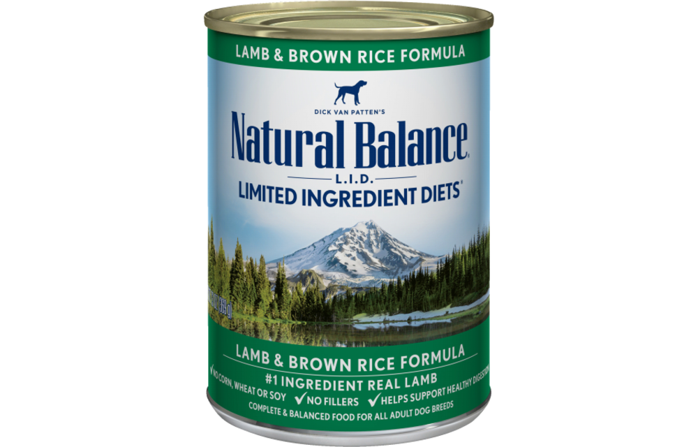 Natural Balance LID Lamb & Brown Rice Dog 13oz