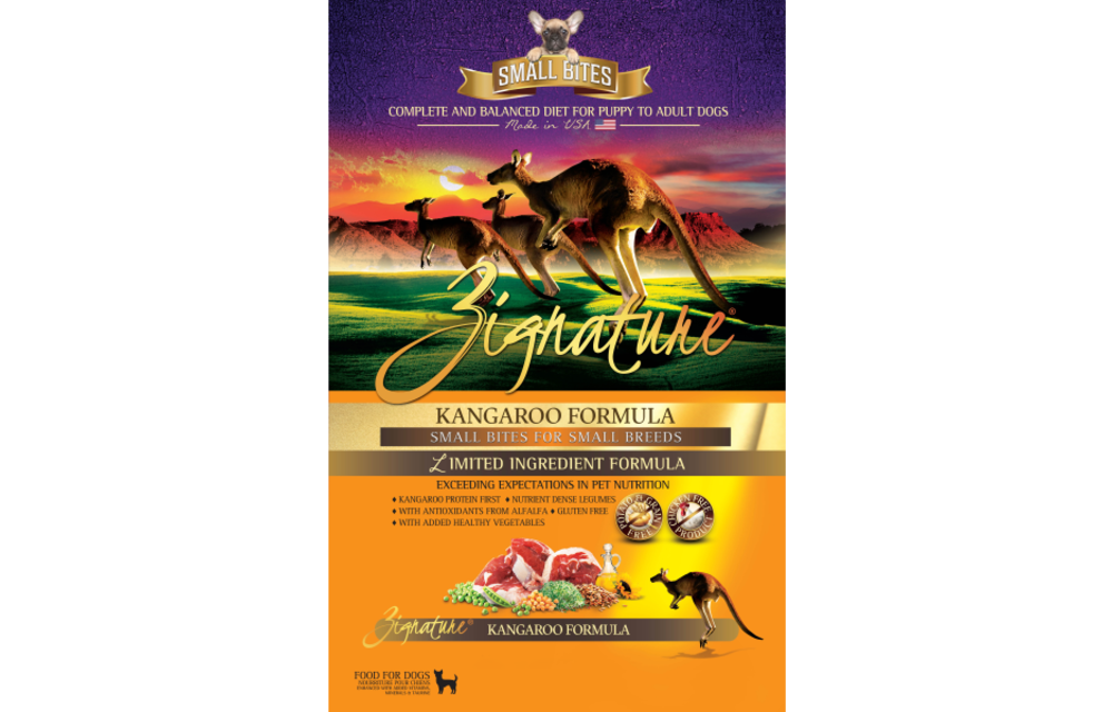 Zignature LID GF Kangaroo Small Bites Dog 4 lb