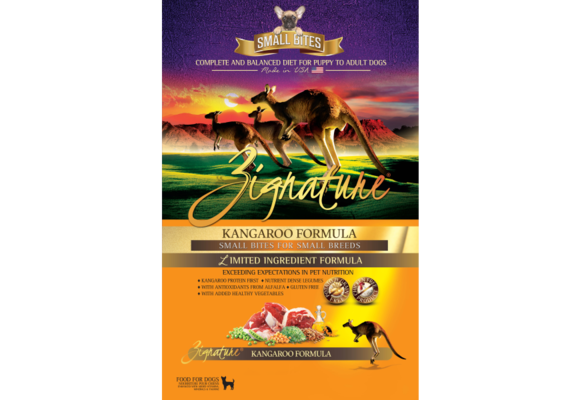 Zignature LID GF Kangaroo Small Bites Dog 4 lb