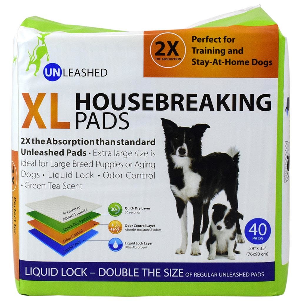 Unleashed Housebreaking Pads XL 40 pk