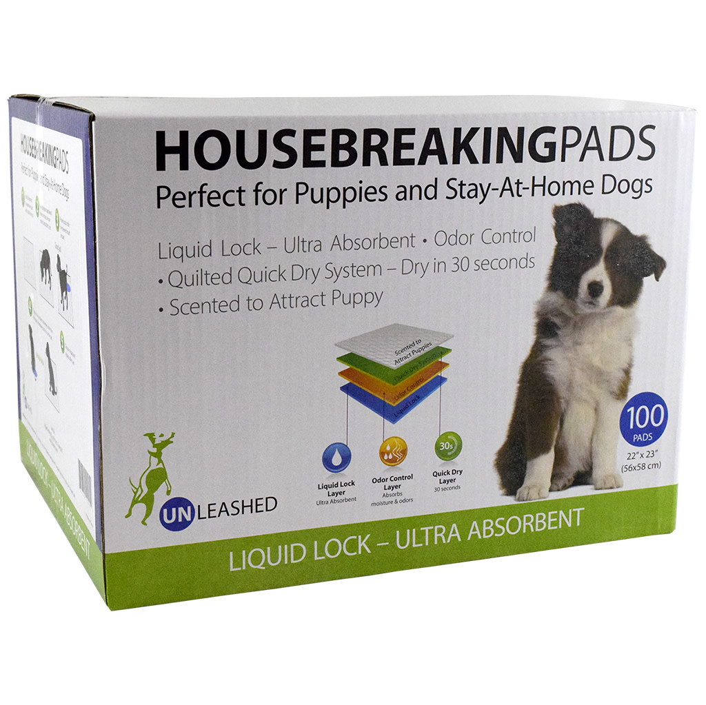 Unleashed Housebreaking Pads 100 pk