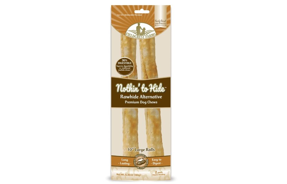Nothing to Hide Peanut Butter Large 10" Roll Dog 2 pk