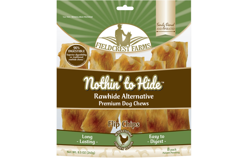 Nothin to Hide Chicken Flip Chips Dog 8 pk