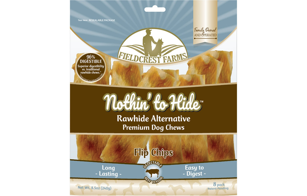 Nothin to Hide Beef Flip Chips Dog 8 pk