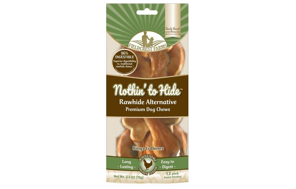 Nothing to Hide Chicken Rings & Bones Dog12 pk