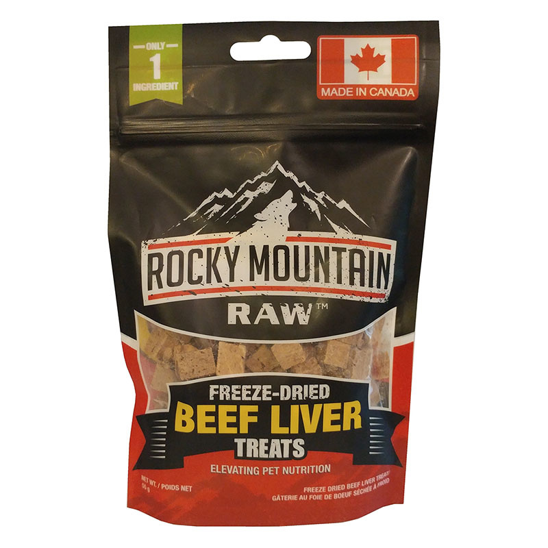 Rocky Mountain FD Beef Liver Treat Dog 55 g