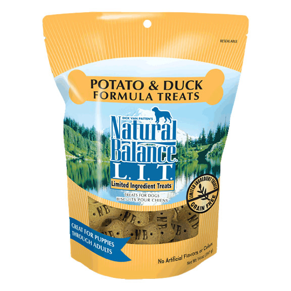 Natural Balance  Duck/Potato Treat Dog 14 oz